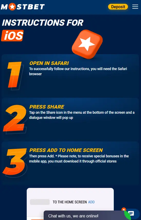 Downloading and installing the Mostbet mobile app on iOS Downloading and installing the Mostbet mobile app on iOS