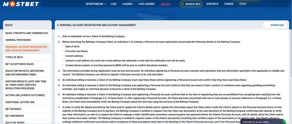 Account Registration Requirements - Mostbet Account Registration Requirements - Mostbet