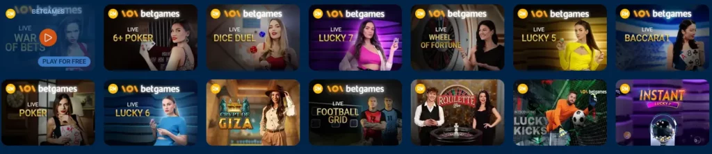 Betgames on Mostbet