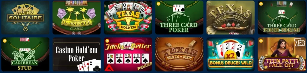 Card Games at Mostbet