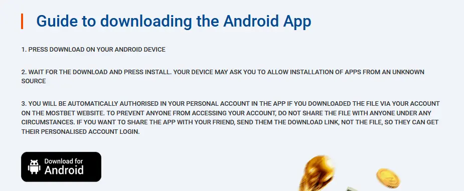 Guide to downloading the Android App