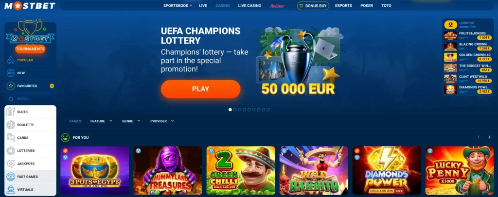 Mostbet Casino Complete Guide to Games and Features