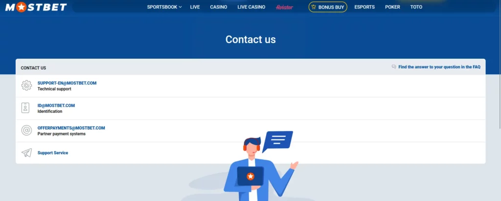 Mostbet Contact Information Mostbet Contact Information