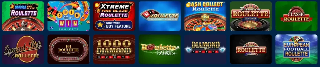PlayTech Roulette Games on Mostbet