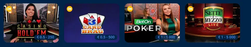 PlayTechLive Poker on Mostbet