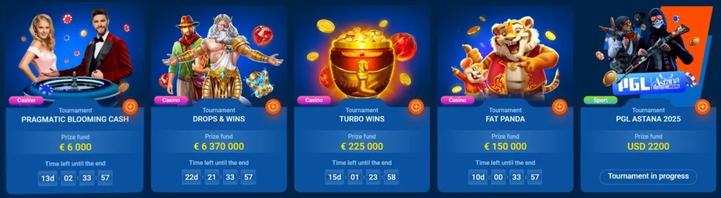 Tournaments Mostbet