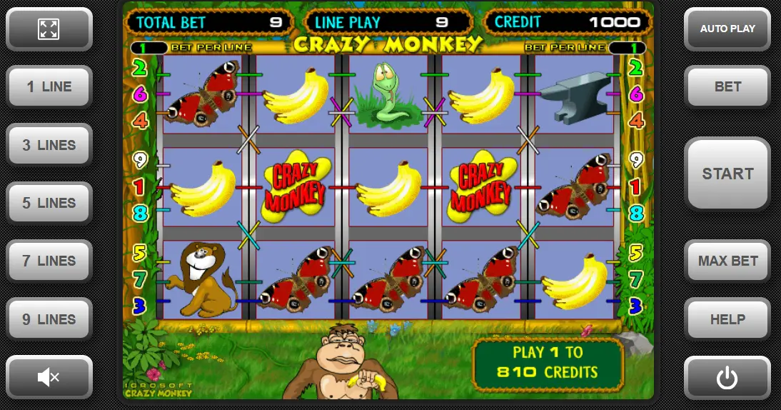 Demo Version Crazy Monkey