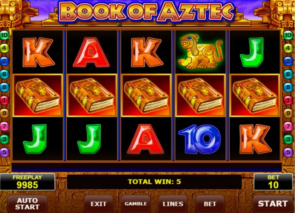 Gameplay Features Book of Aztec
