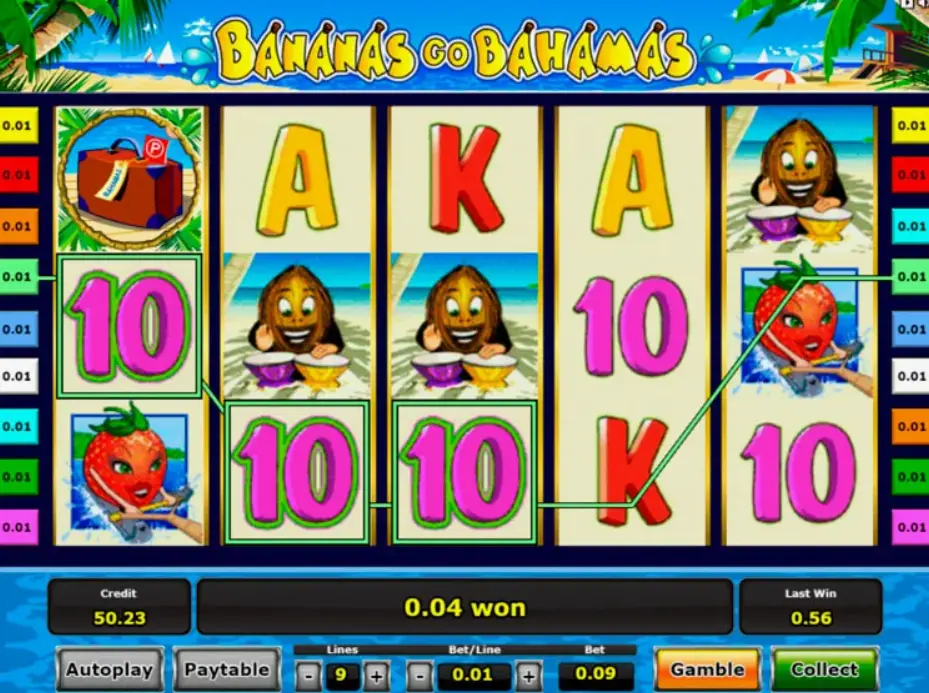 How to Start Playing Bananas Go Bahamas on Mostbet